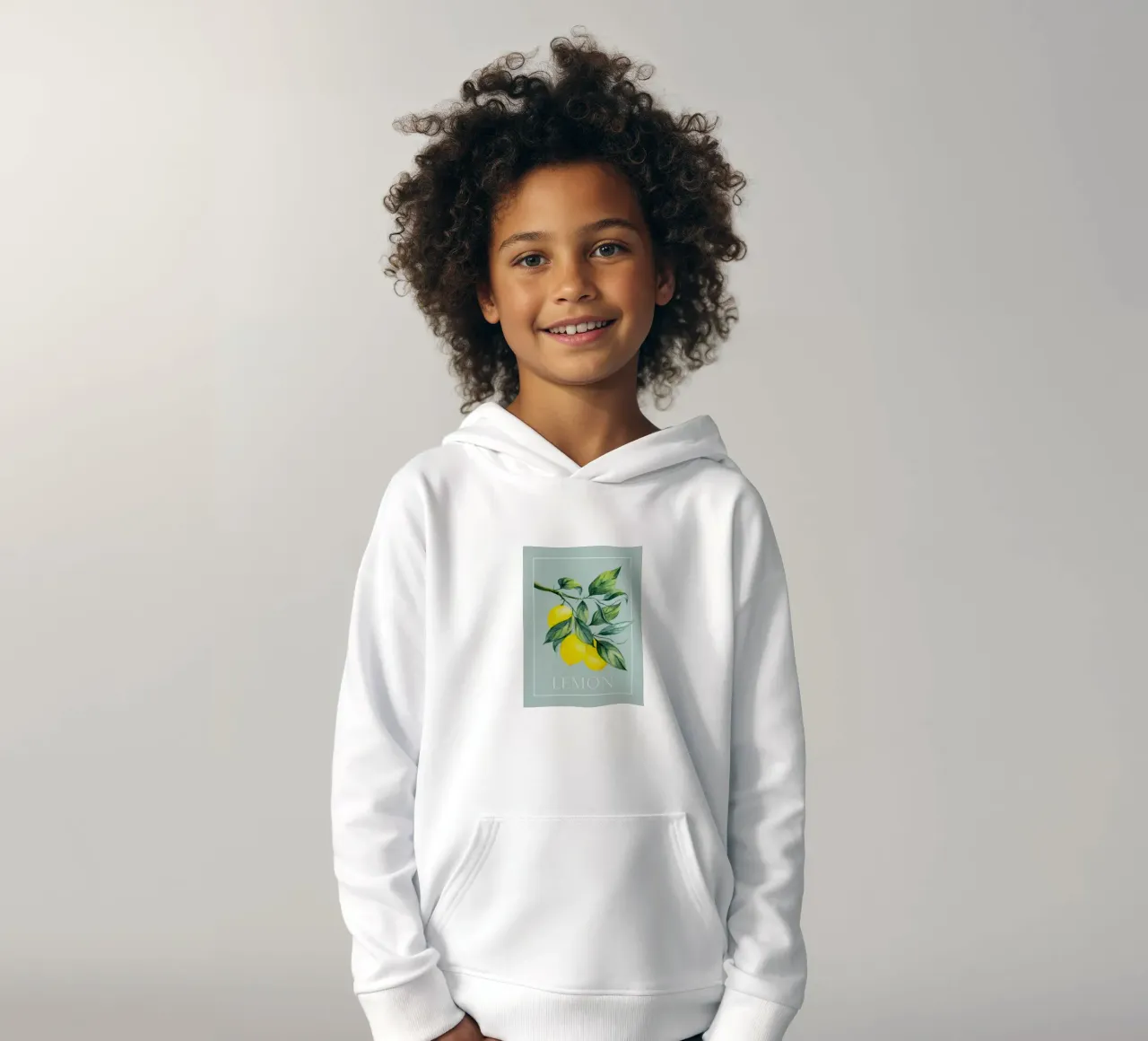 limoni botanici felpa bambino con cappuccio da Oscar Shaw