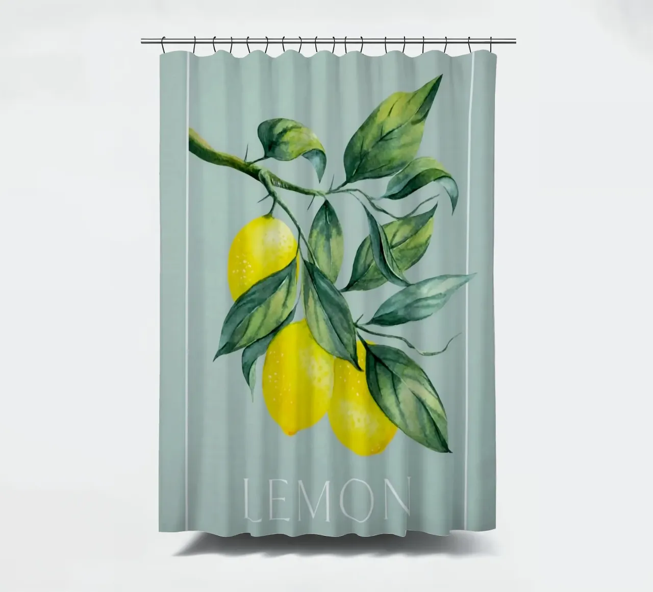 limoni botanici tenda da doccia da Oscar Shaw