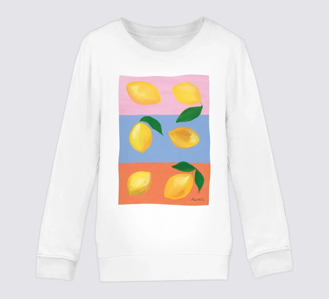 limoni frutta felpa bambino da Oscar Shaw