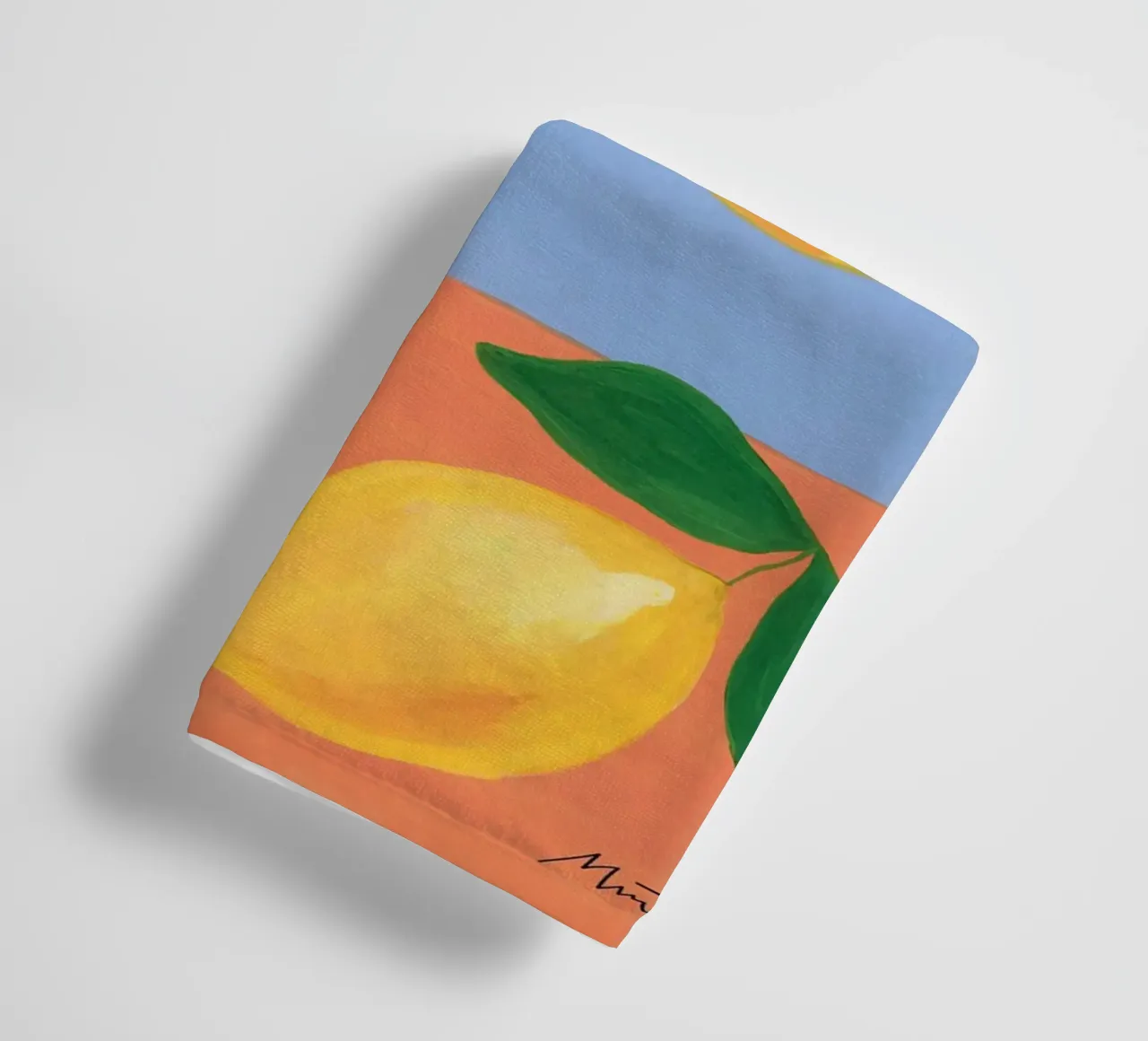 limoni frutta asciugamano da bagno da Oscar Shaw