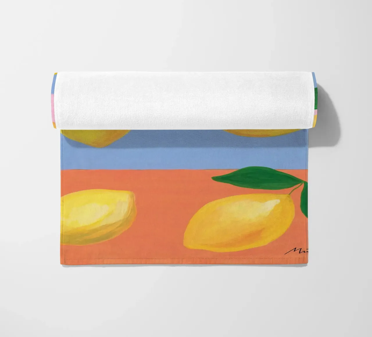 limoni frutta telo mare da Oscar Shaw