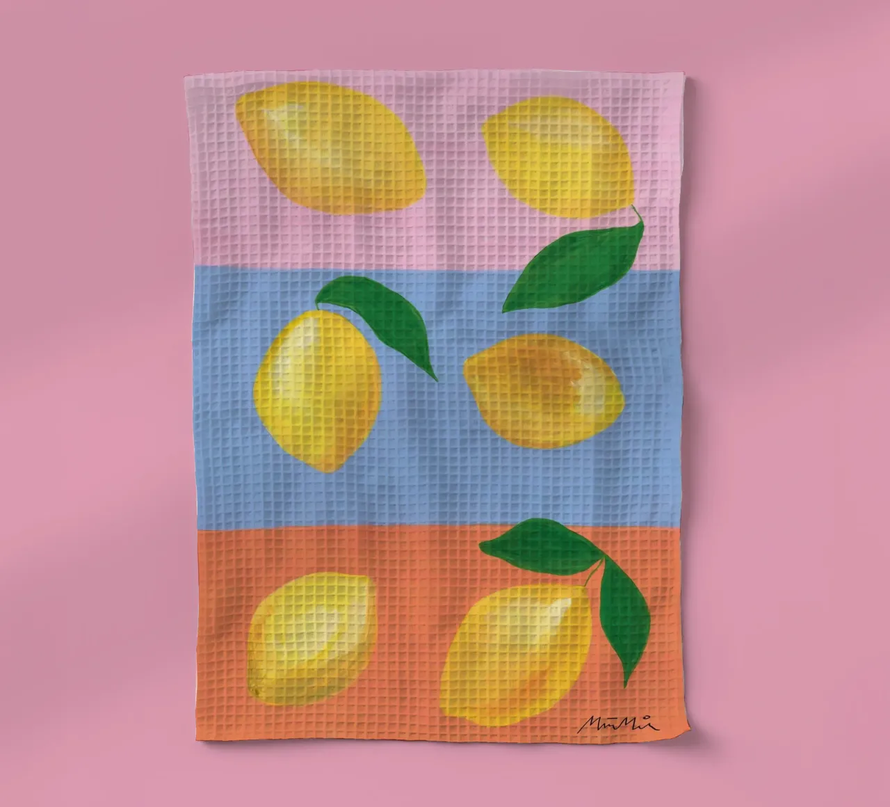 limoni frutta canovaccio da cucina da Oscar Shaw