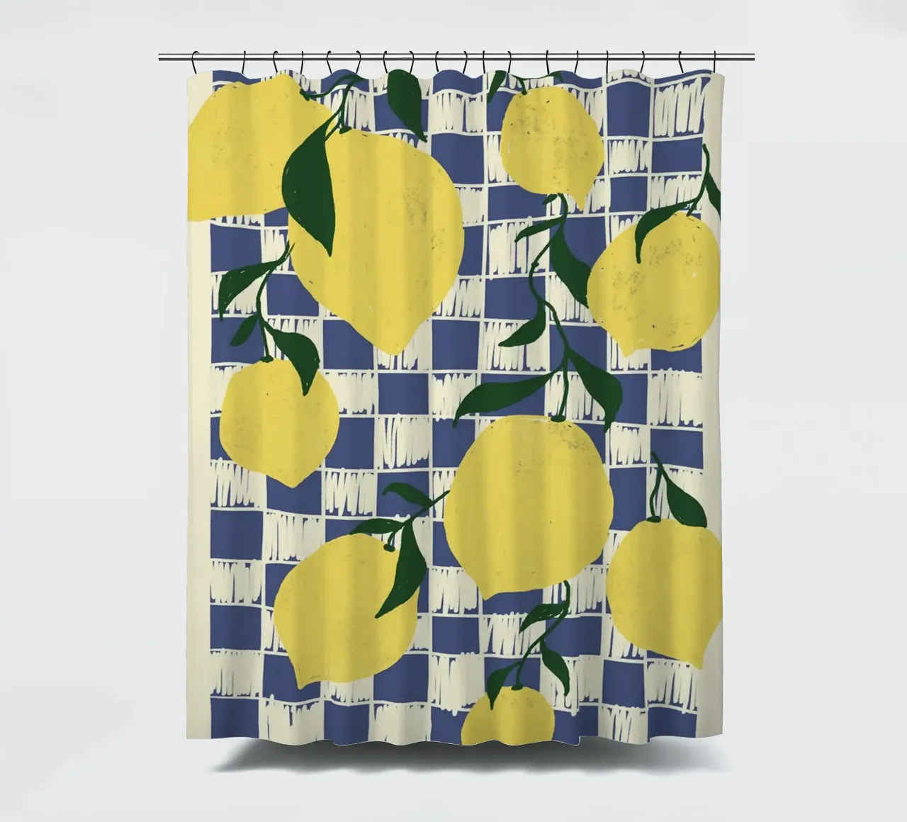 modello di frutta con limoni tenda da doccia da Oscar Shaw