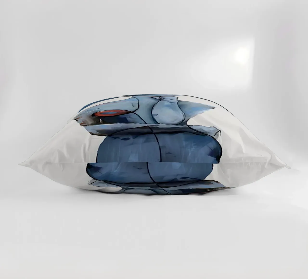 imaginary character decorative cushion by Amber Hughes