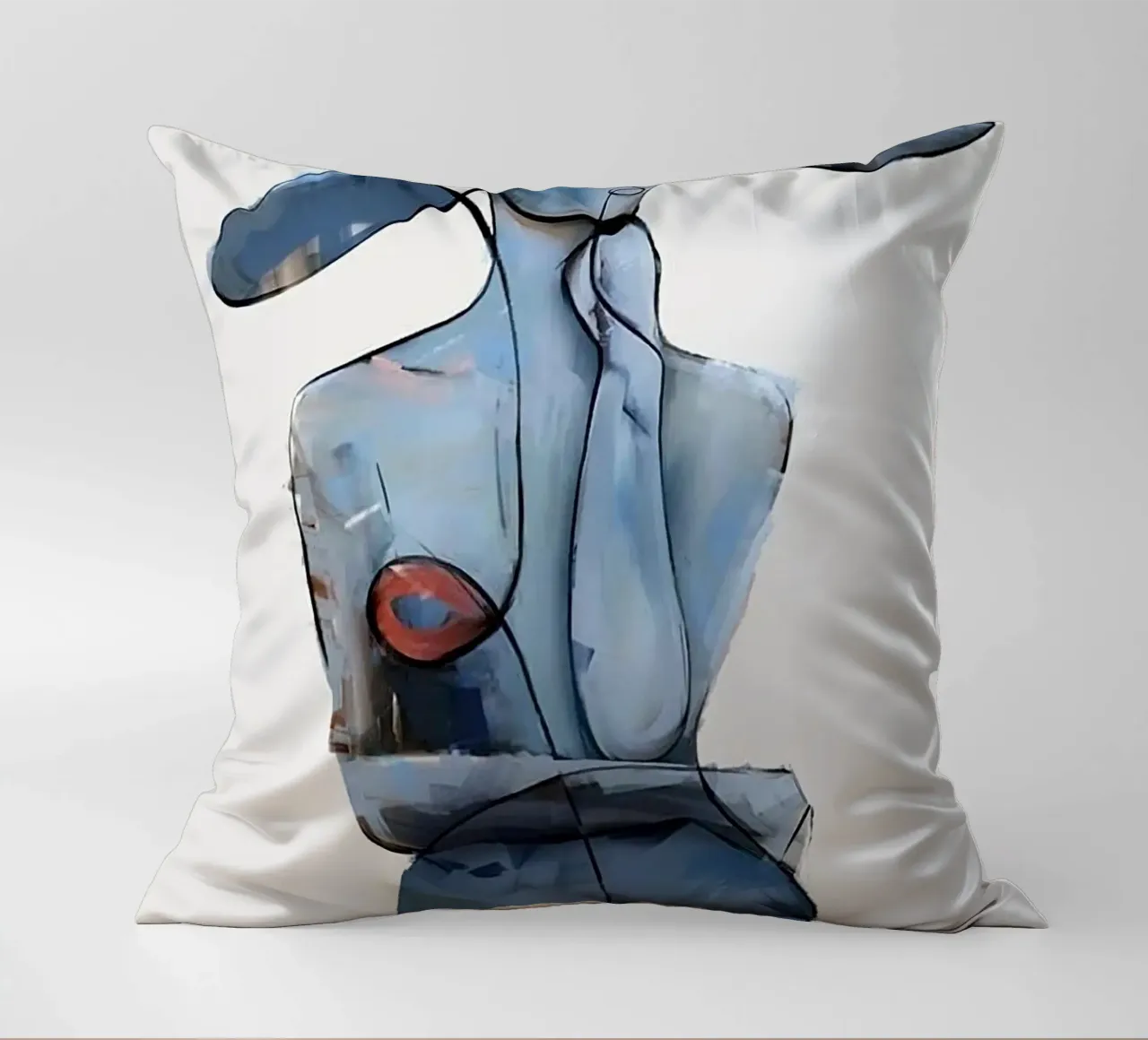 imaginary character decorative cushion by Amber Hughes