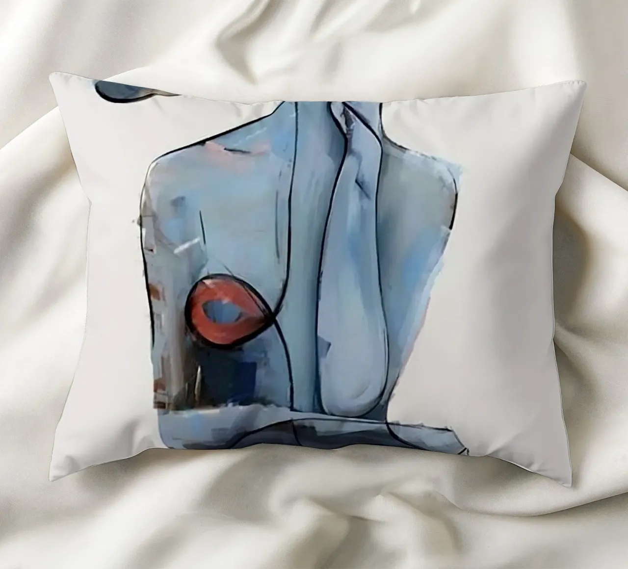 imaginary character decorative cushion by Amber Hughes