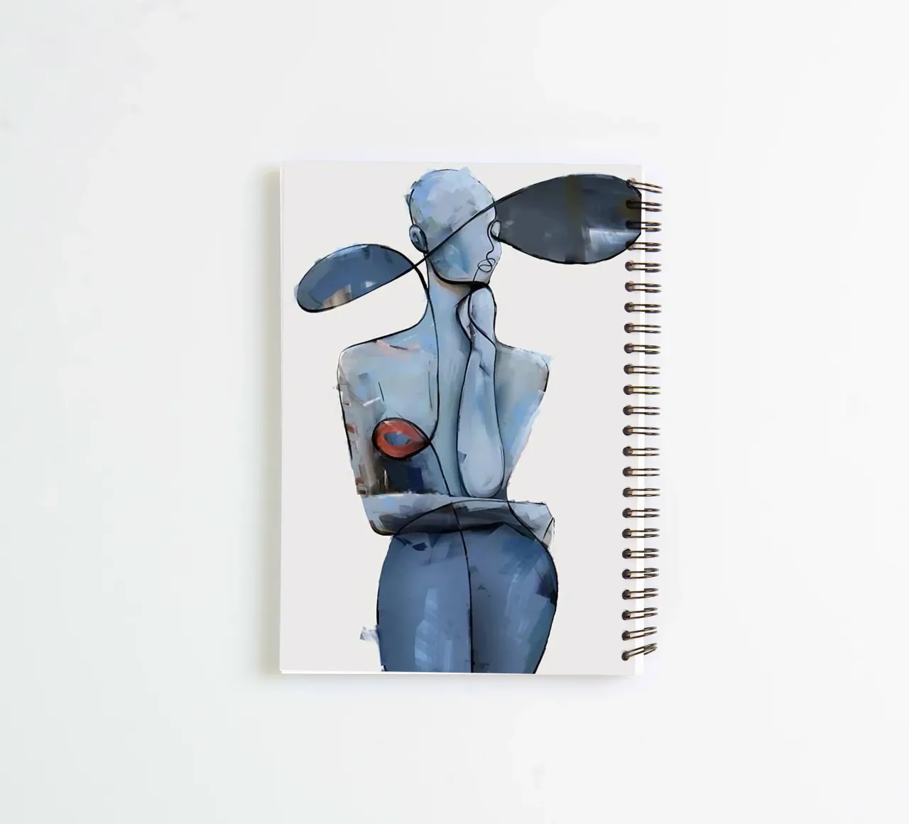 imaginary character spiral notebook by Amber Hughes