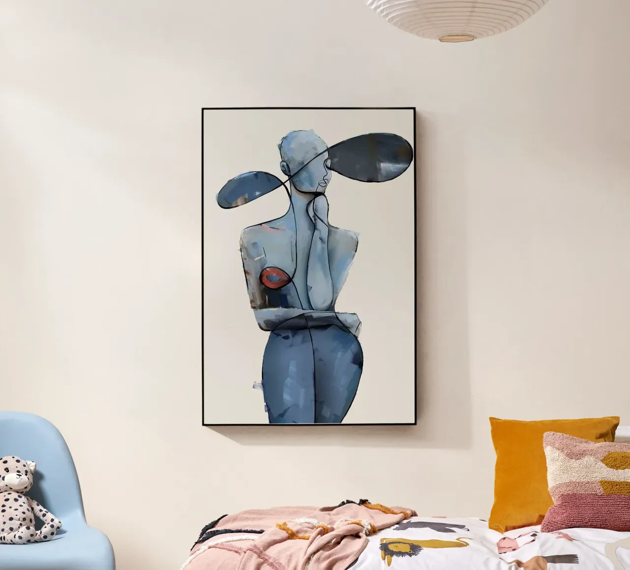 imaginary character acrylic glass by Amber Hughes