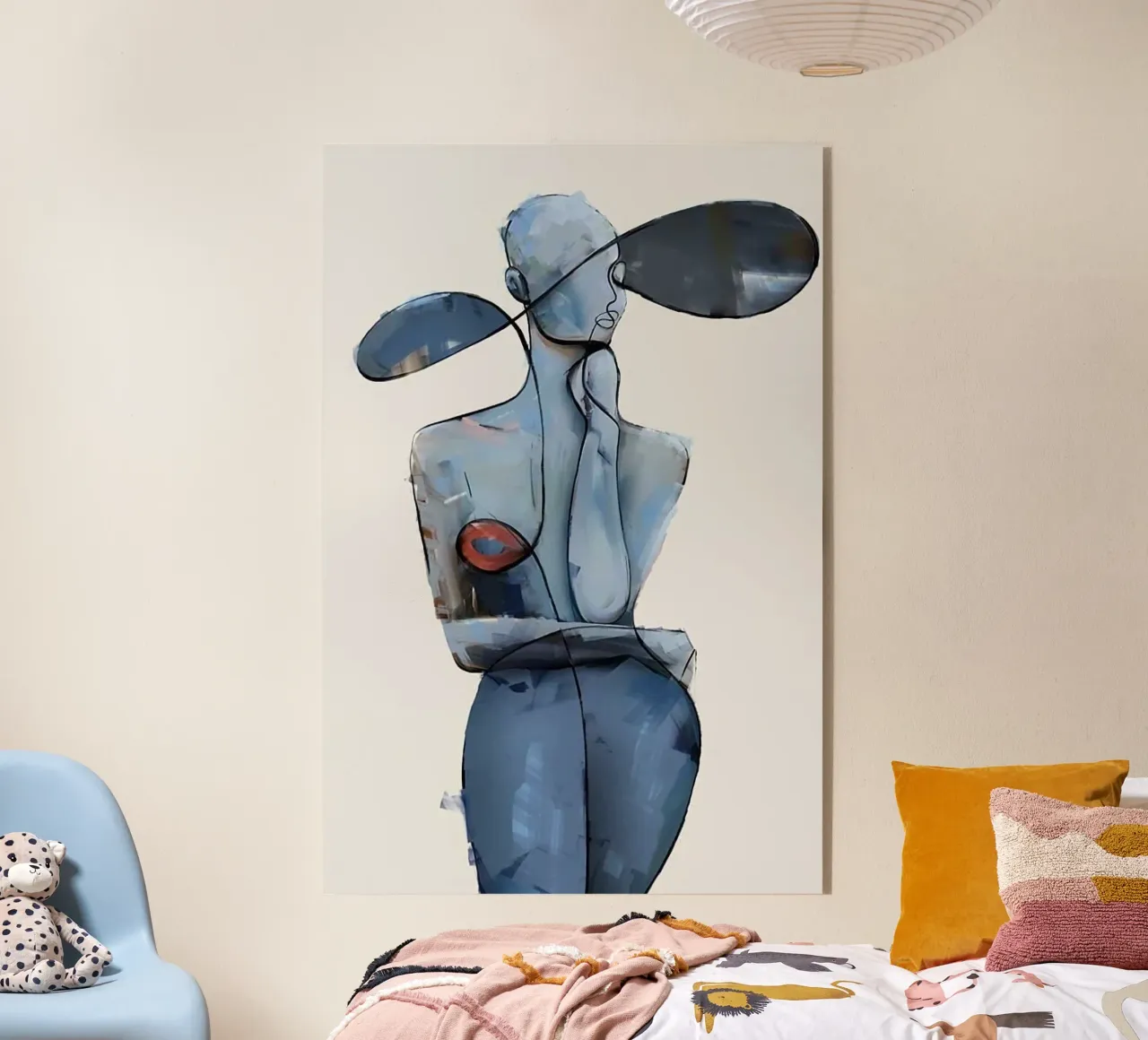 imaginary character acrylic glass by Amber Hughes