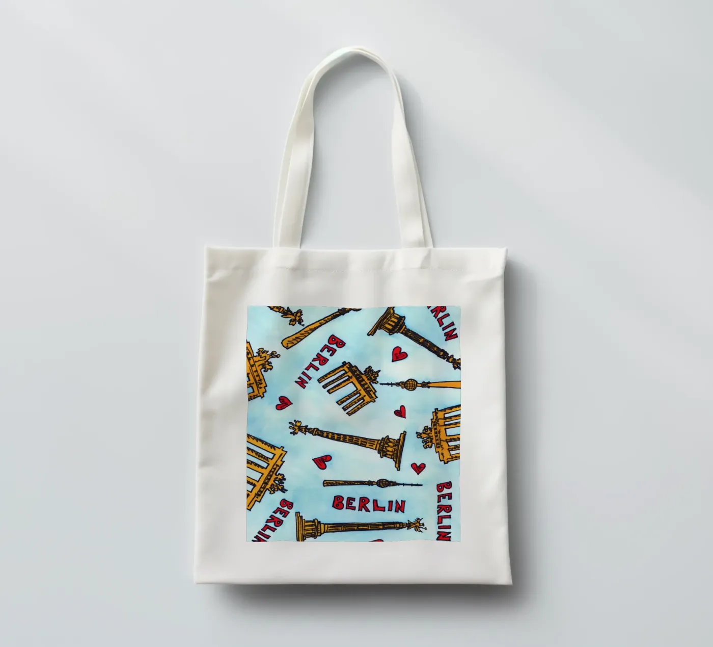 Berlin Pattern tote bag by KP Design
