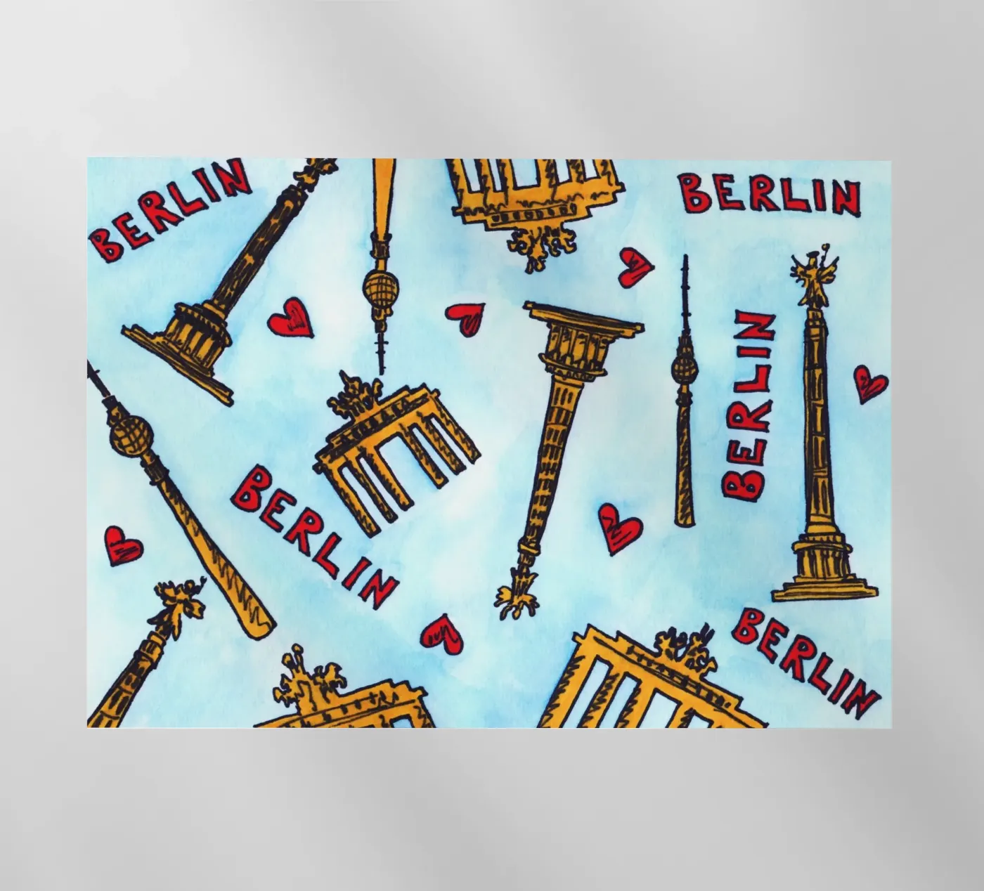 Berlin Pattern backlit folie van KP Design