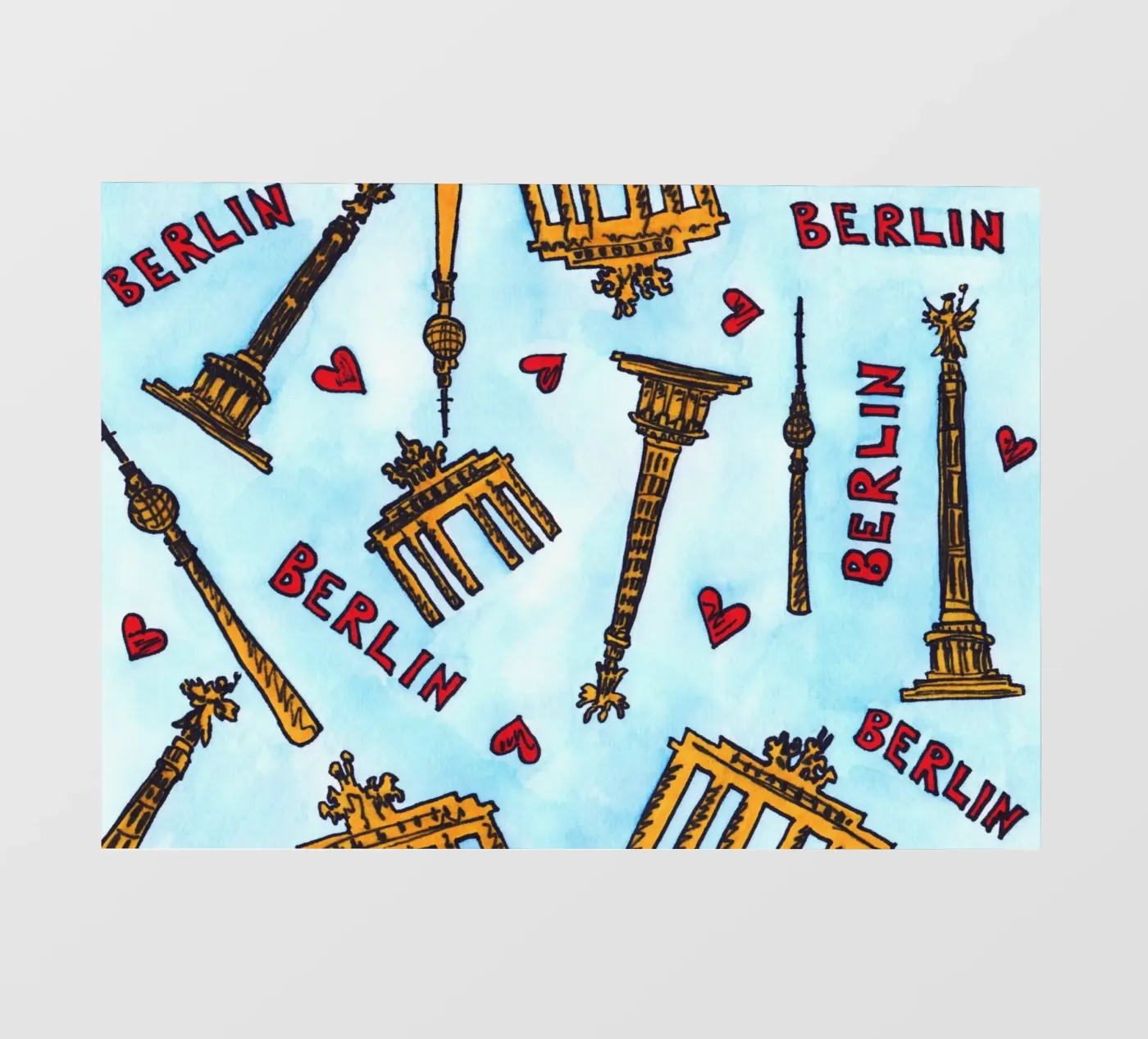 Berlin Pattern backlit folie van KP Design