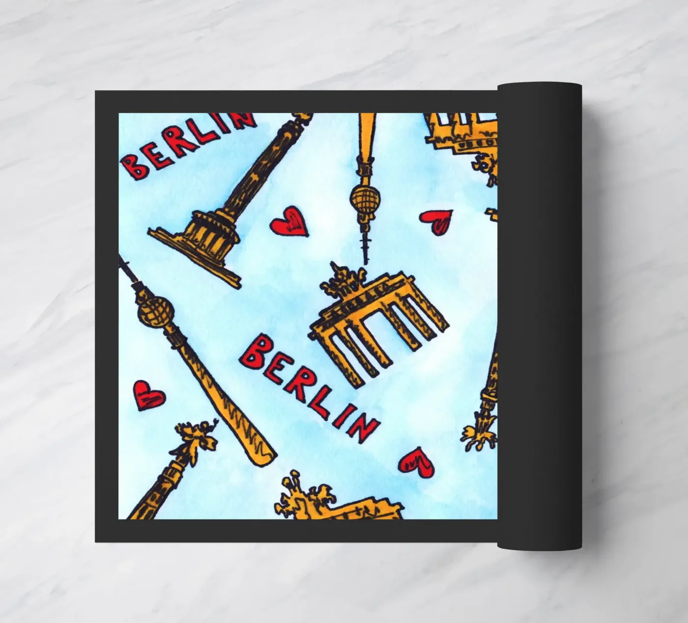 Berlin Pattern deurmat van KP Design