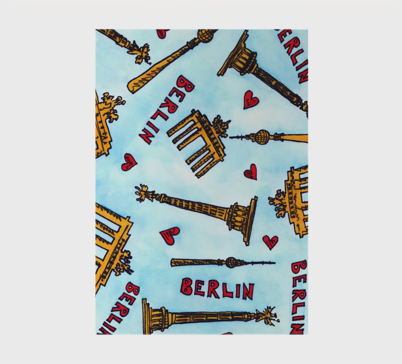 Berlin Pattern notebook by KP Design