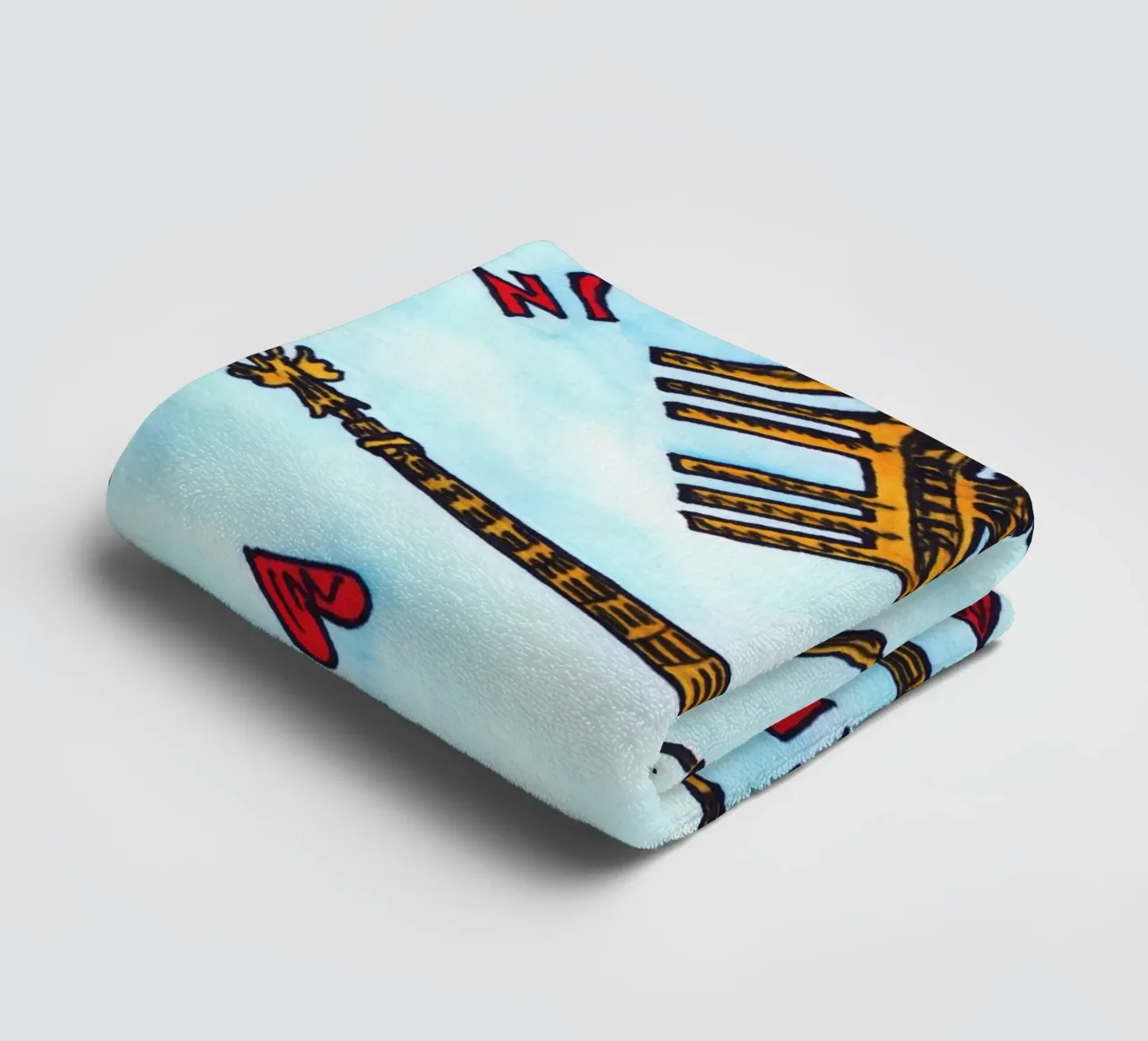 Berlin Pattern badhanddoek van KP Design