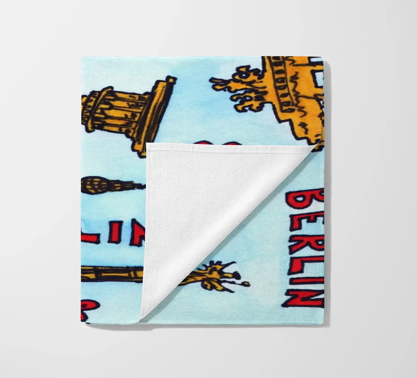 Berlin Pattern Strandtuch von KP Design