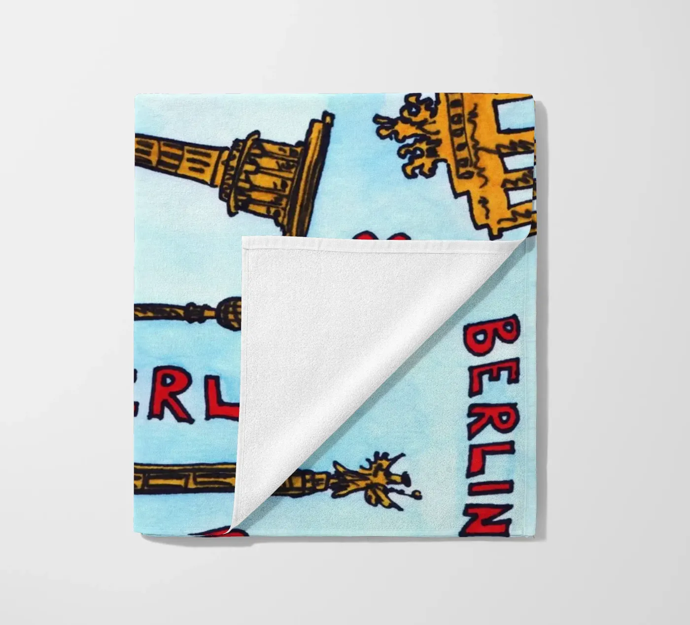 Berlin Pattern Strandtuch von KP Design