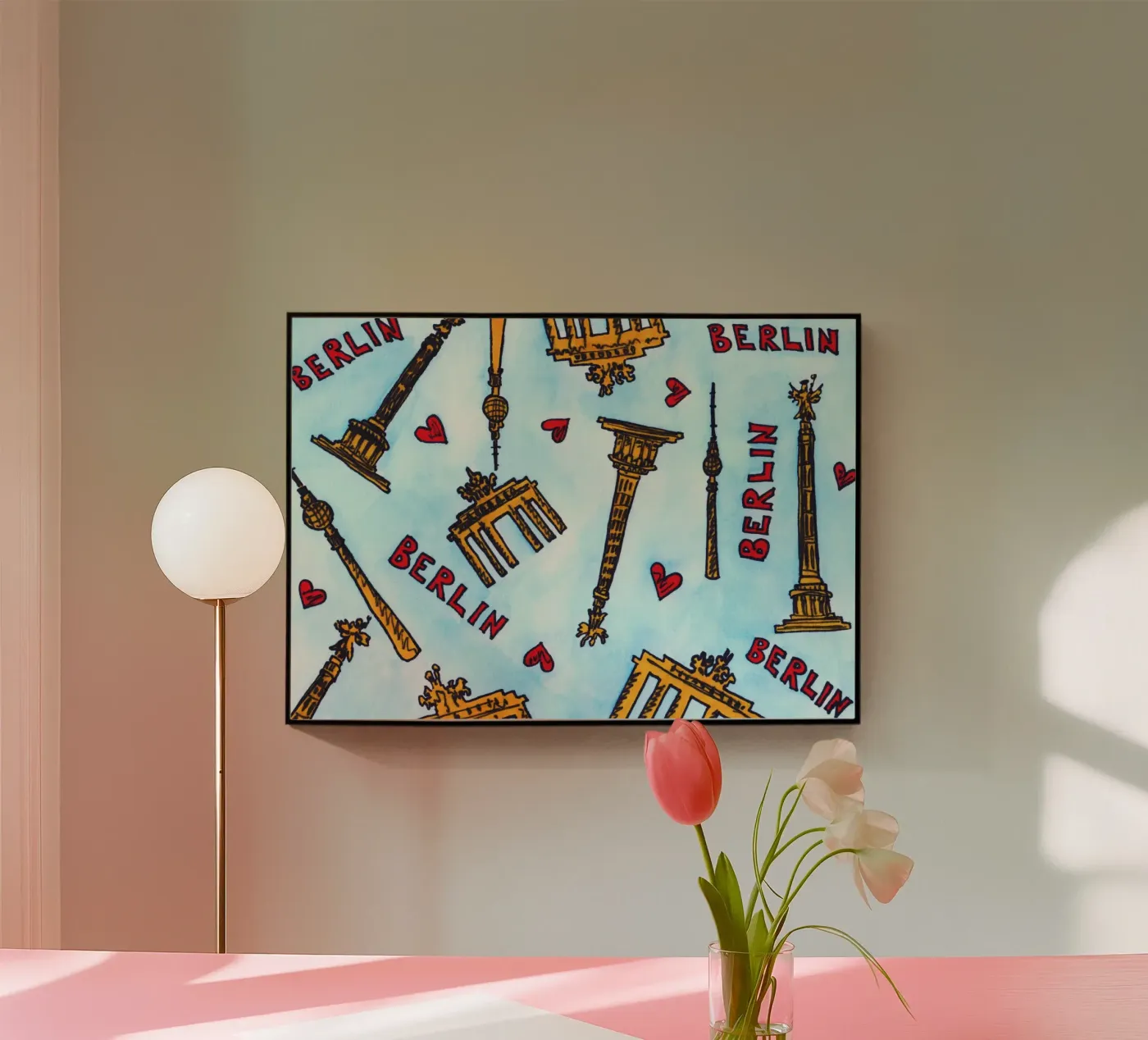 Berlin Pattern acrylic glass by KP Design