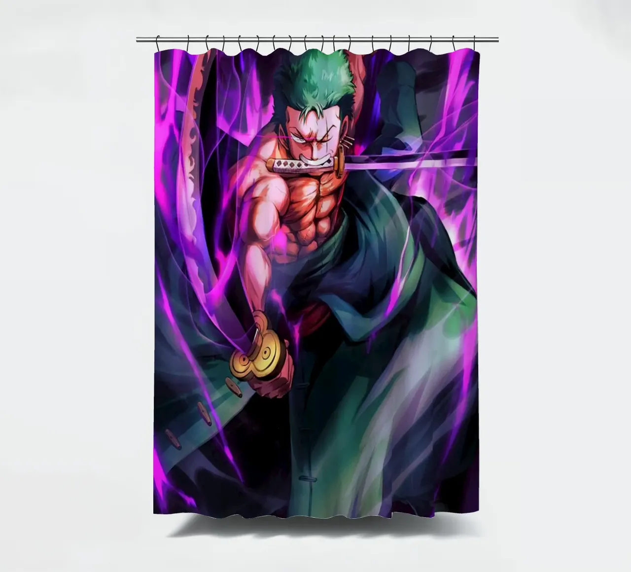 Zoro One Piece douchegordijn van Musadad Shop