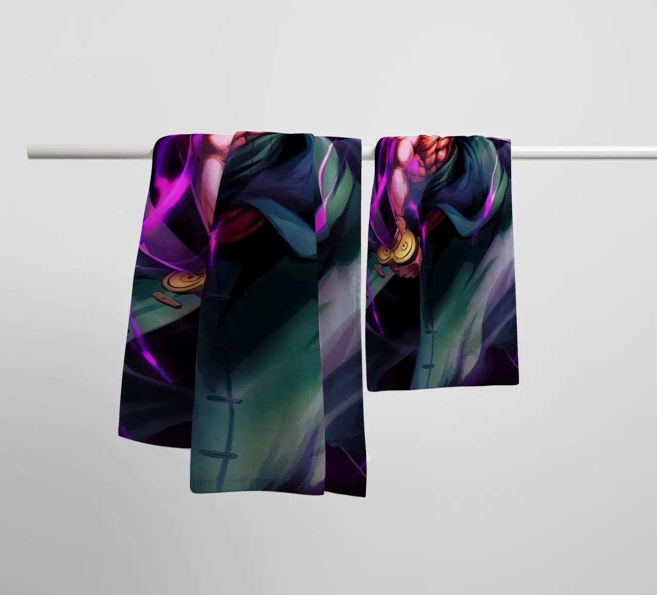 Zoro One Piece asciugamano da bagno da Musadad Shop