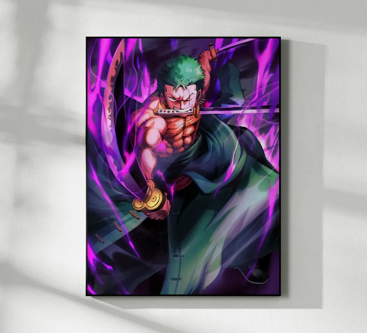 Zoro One Piece acrylic glass by Musadad Shop