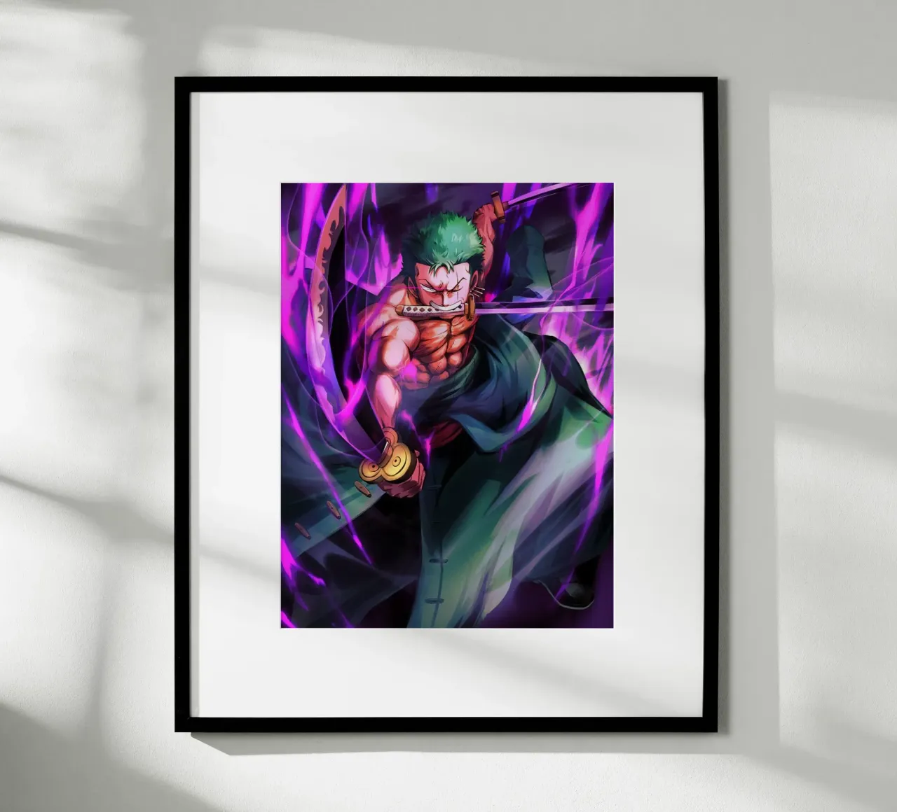 Zoro One Piece carta hahnemühle da Musadad Shop