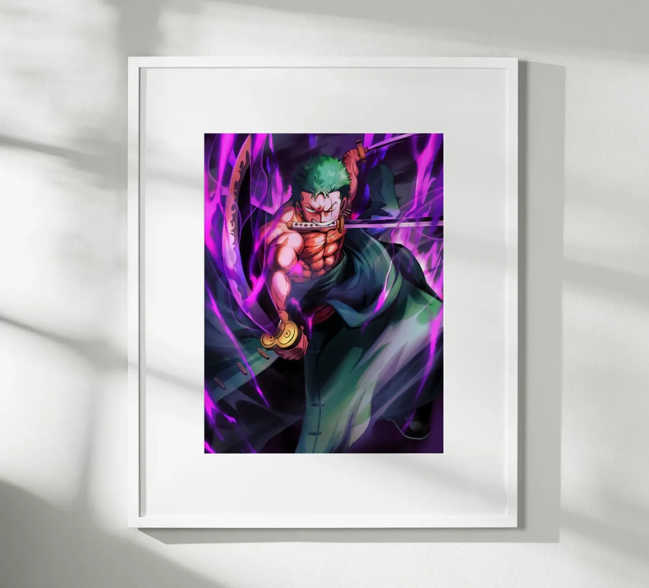 Zoro One Piece carta hahnemühle da Musadad Shop