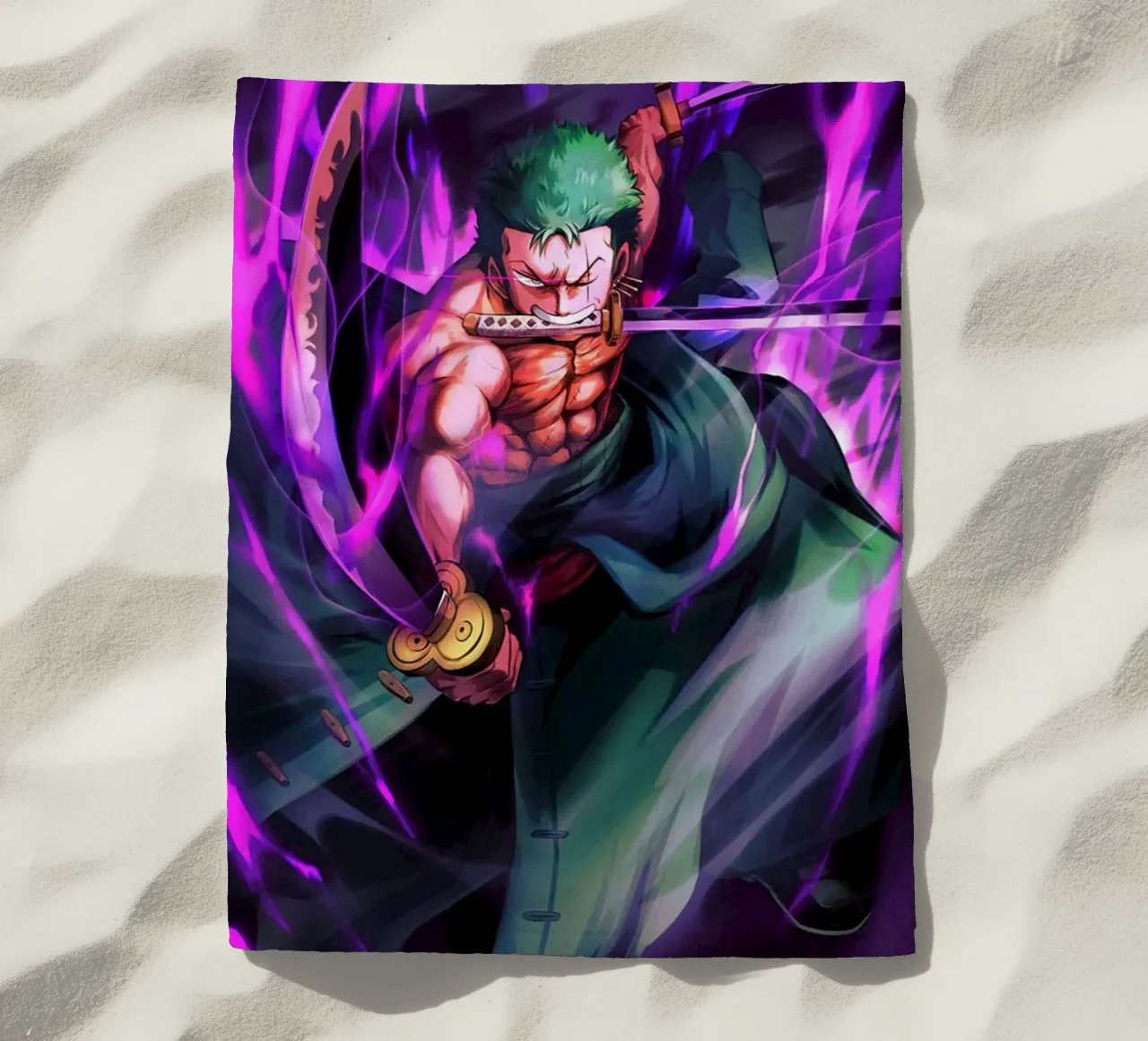 Zorro One Piece telo mare da Musadad Shop