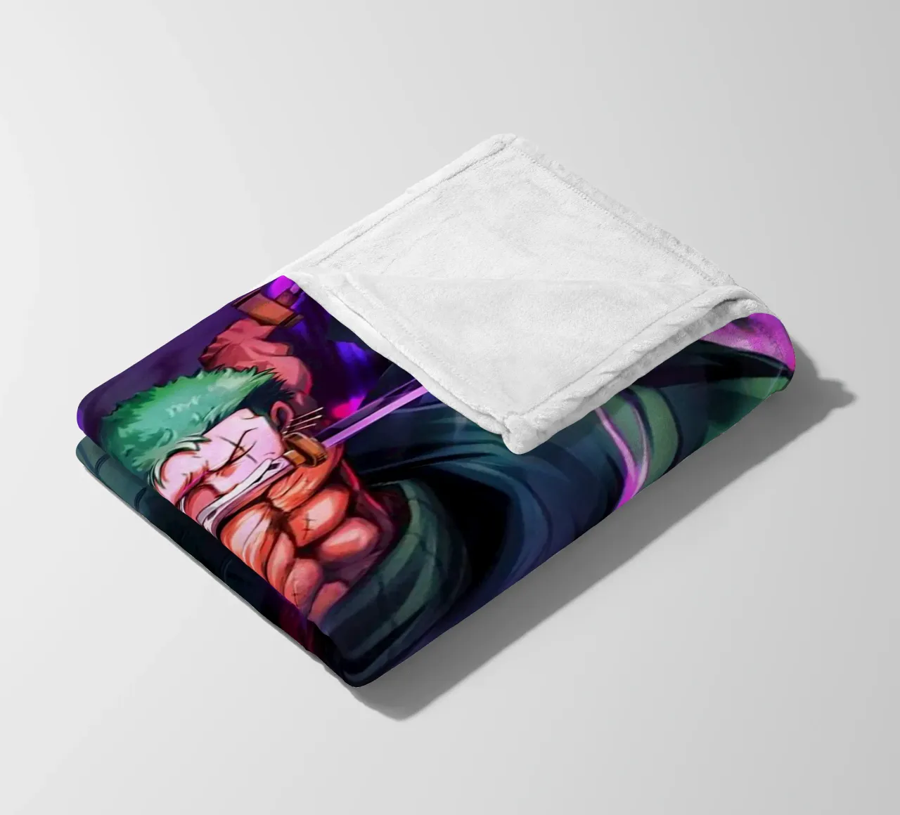 Zoro One Piece coperta in pile da Musadad Shop