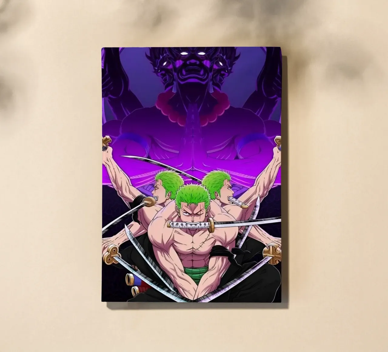 Roronoa Zoro One Piece notebook by Musadad Shop