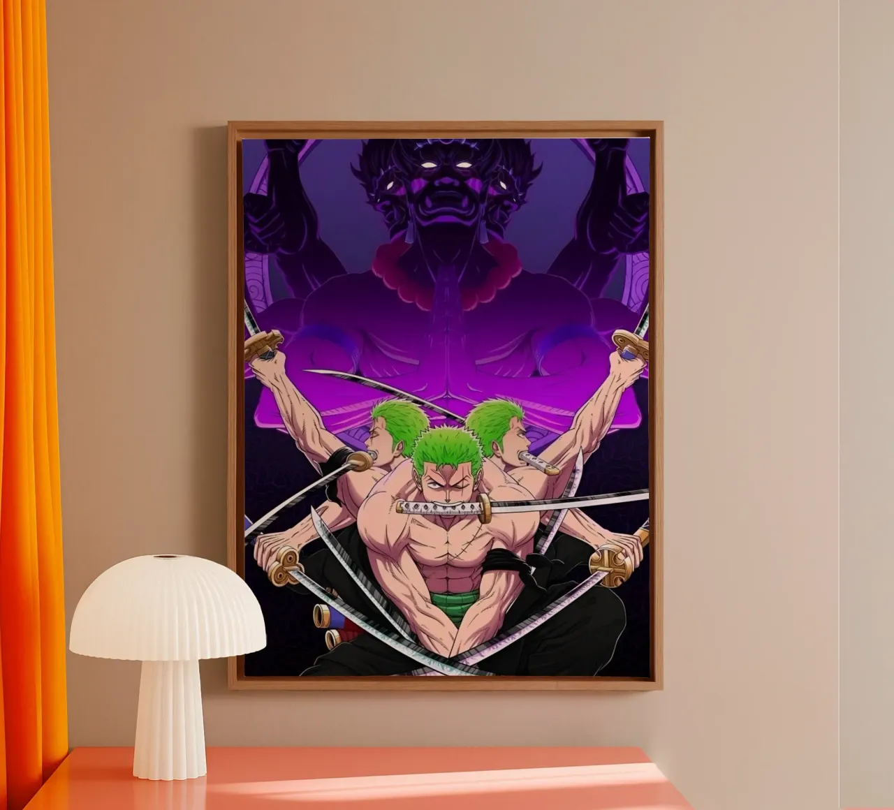 Roronoa Zoro One Piece tela da Musadad Shop