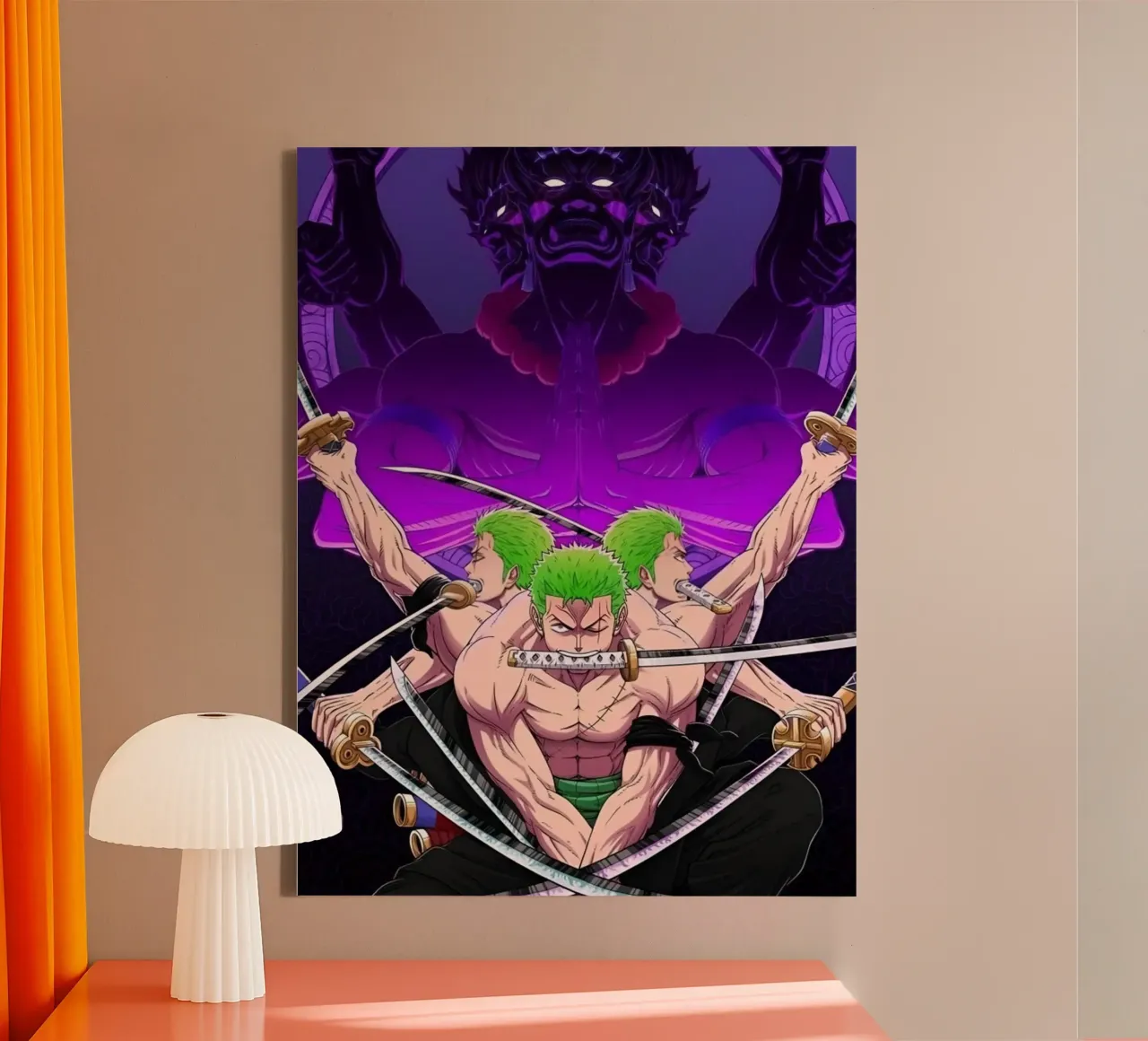 Roronoa Zoro One Piece tela da Musadad Shop