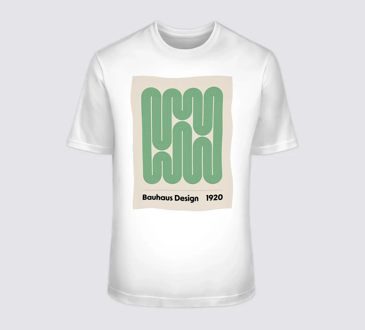 linee interconnesse disegno geometrico t-shirt da Amber Hughes