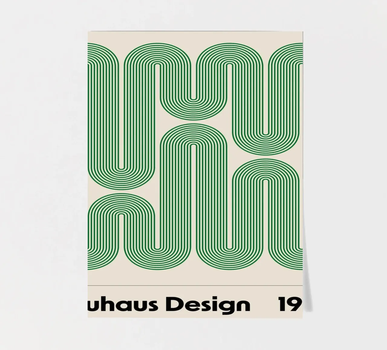zusammenhängende Linien geometrisches Design Stickerbogen von Amber Hughes