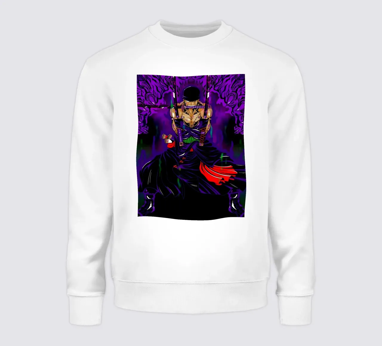 Zoro One Piece Anime felpa da Musadad Shop