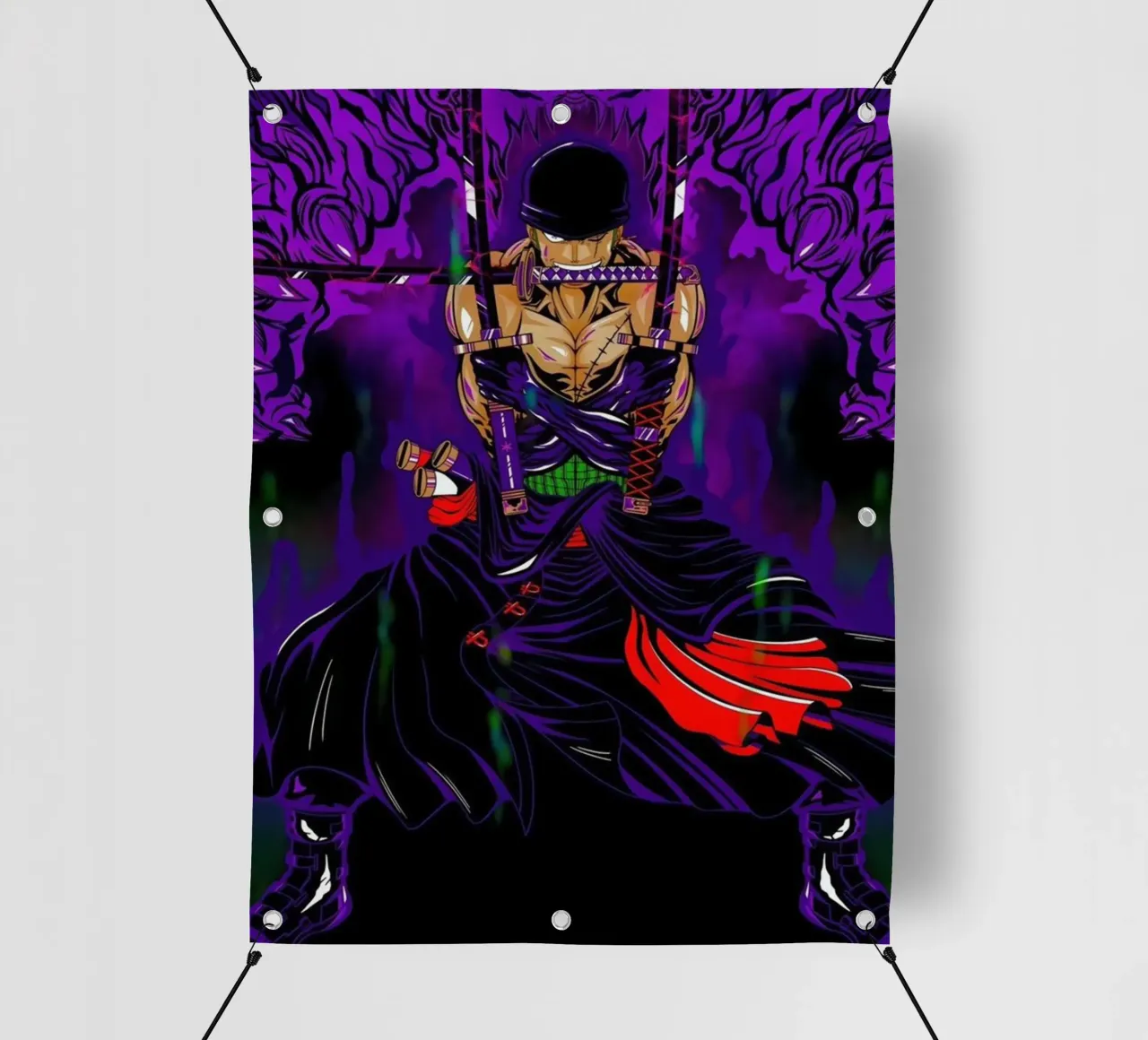 Zoro One Piece Anime telo in pvc da Musadad Shop