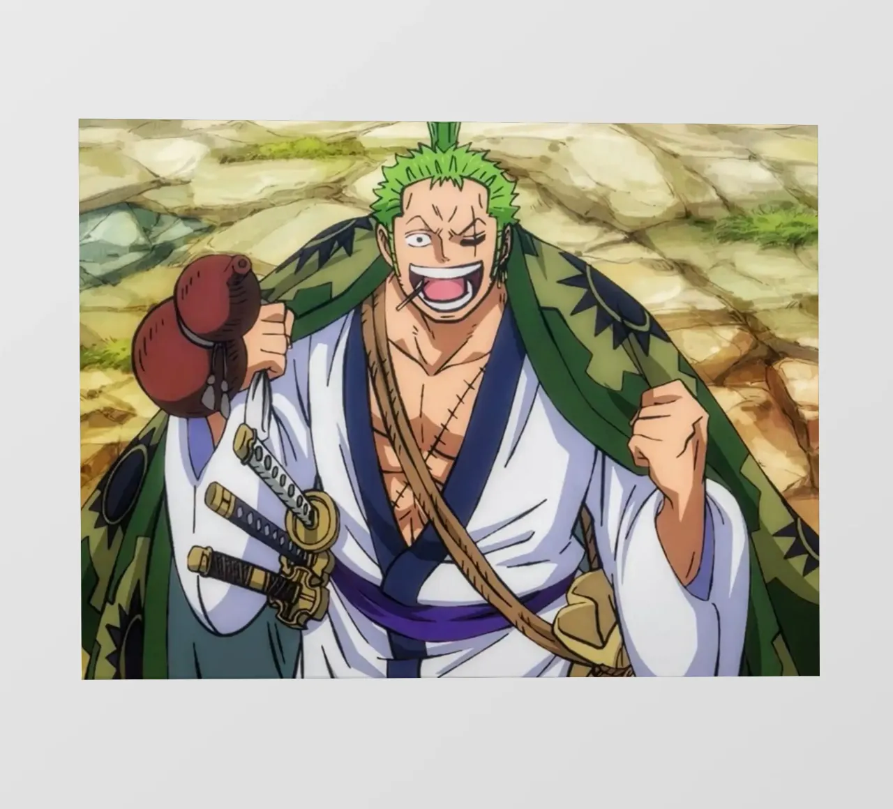 Roronoa Zoro pellicola backlit da Musadad Shop