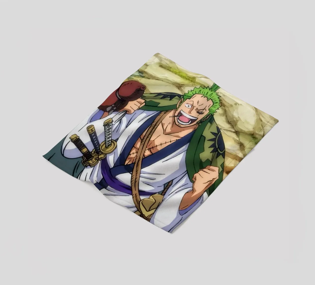 Roronoa Zoro coperta in pile da Musadad Shop