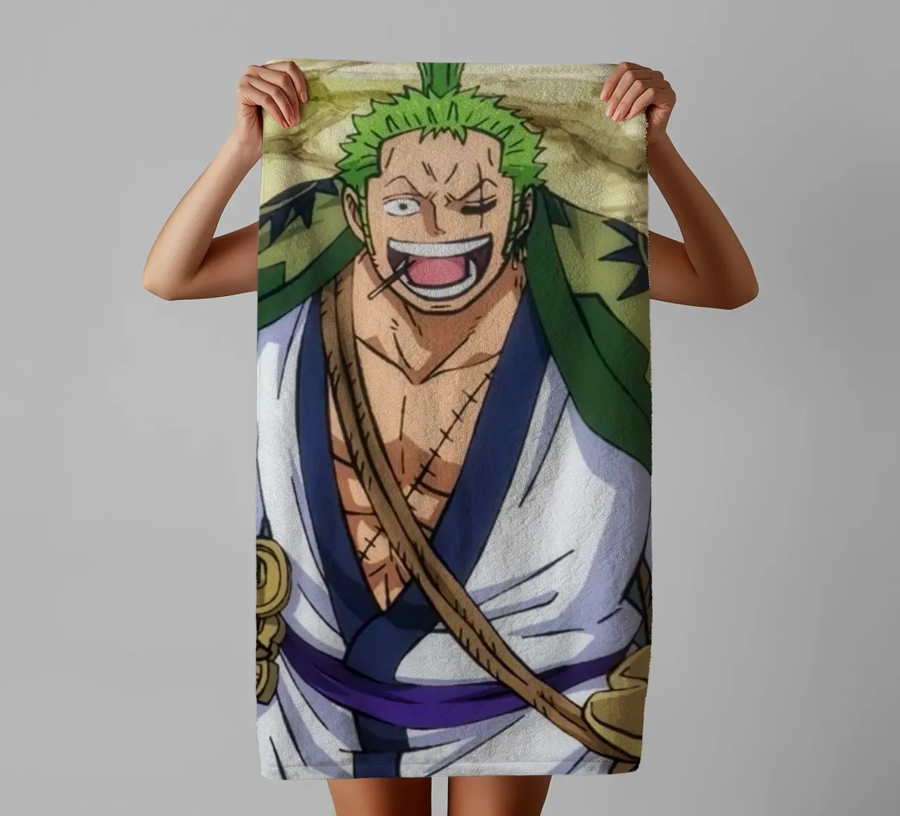 Roronoa Zoro asciugamano da bagno da Musadad Shop