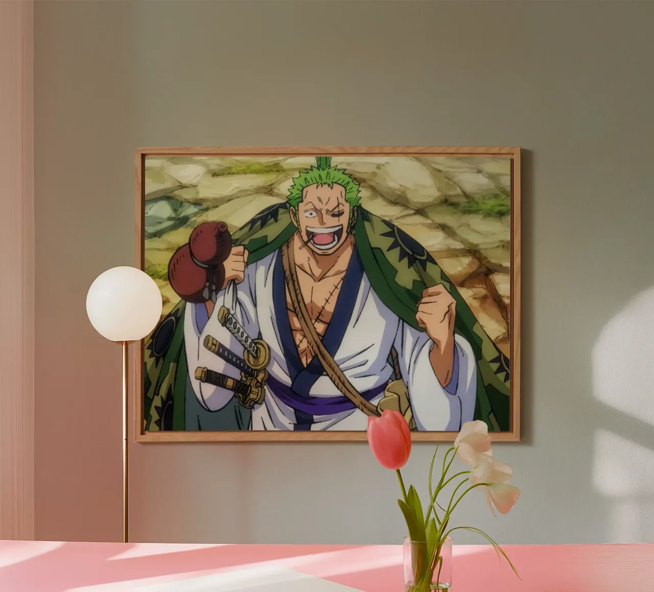 Roronoa Zoro alluminio dibond da Musadad Shop