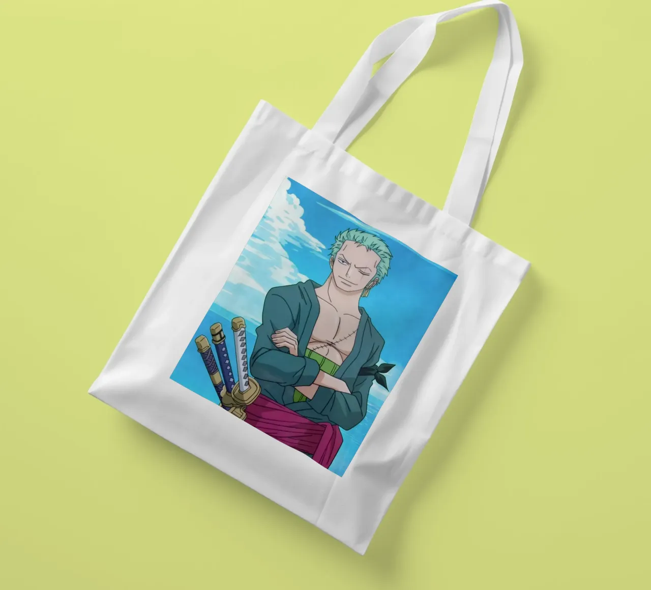 Roronoa Zoro borsa in juta da Musadad Shop
