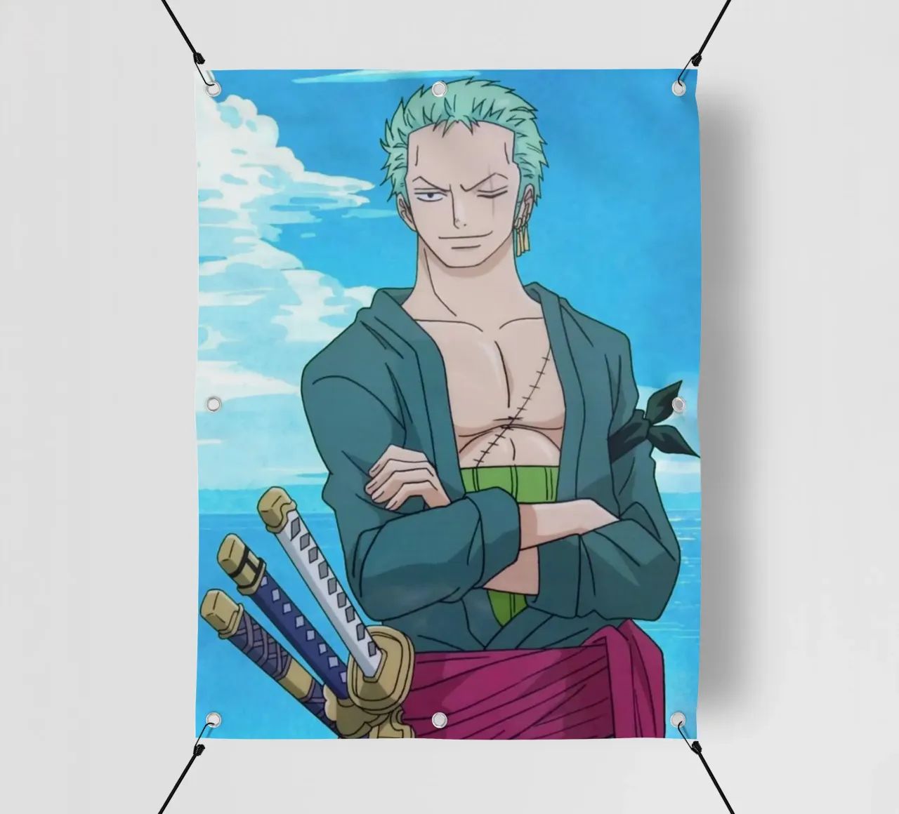 Roronoa Zoro telo in pvc da Musadad Shop