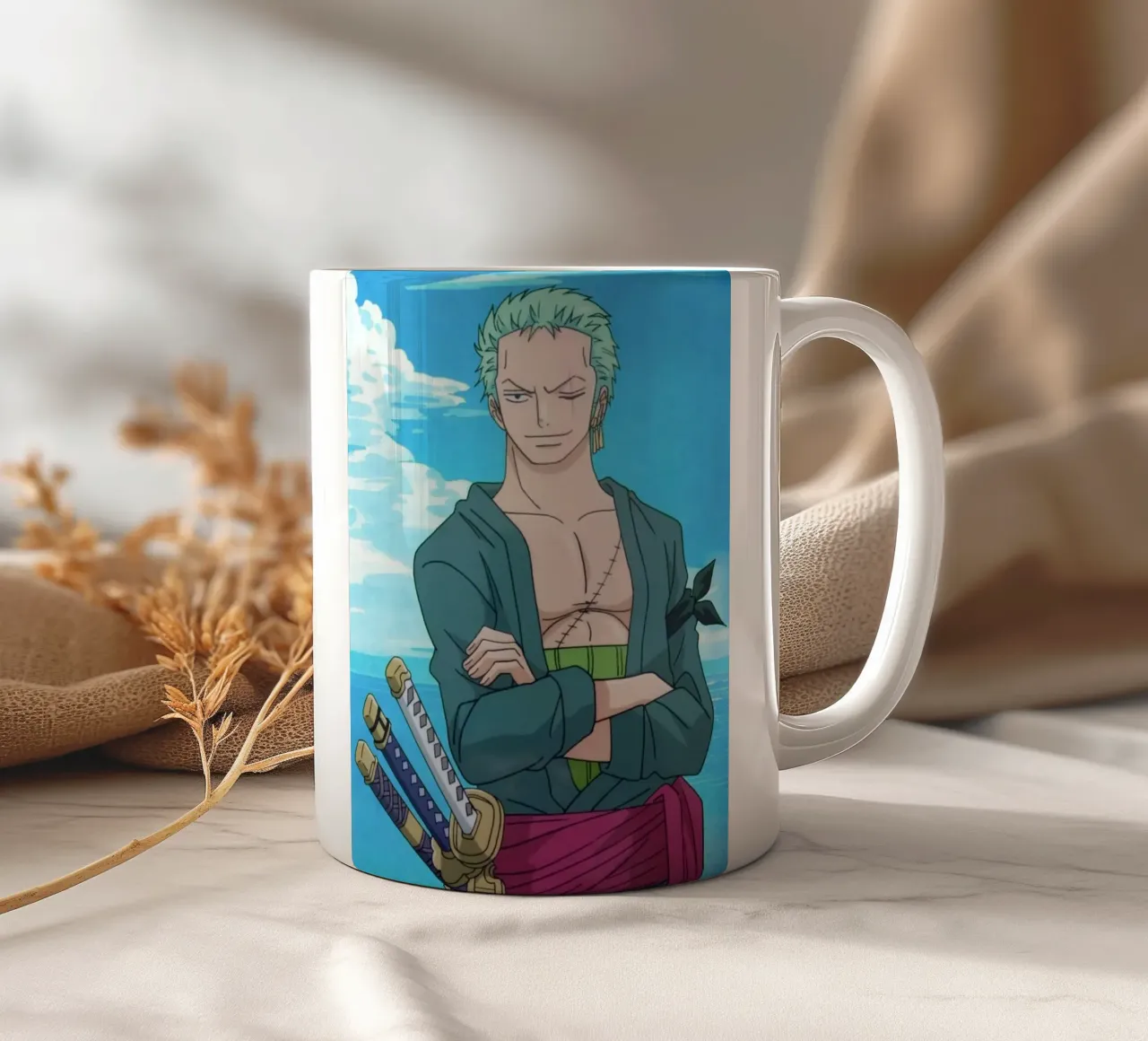 Roronoa Zoro tazza in ceramica da Musadad Shop