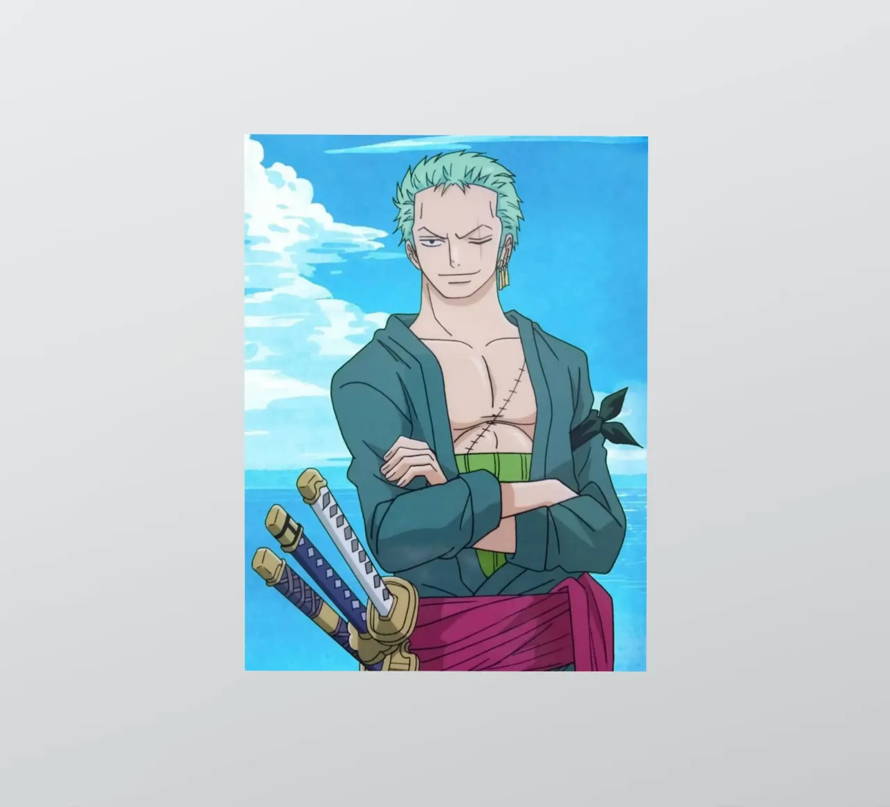 Roronoa Zoro sticker van Musadad Shop