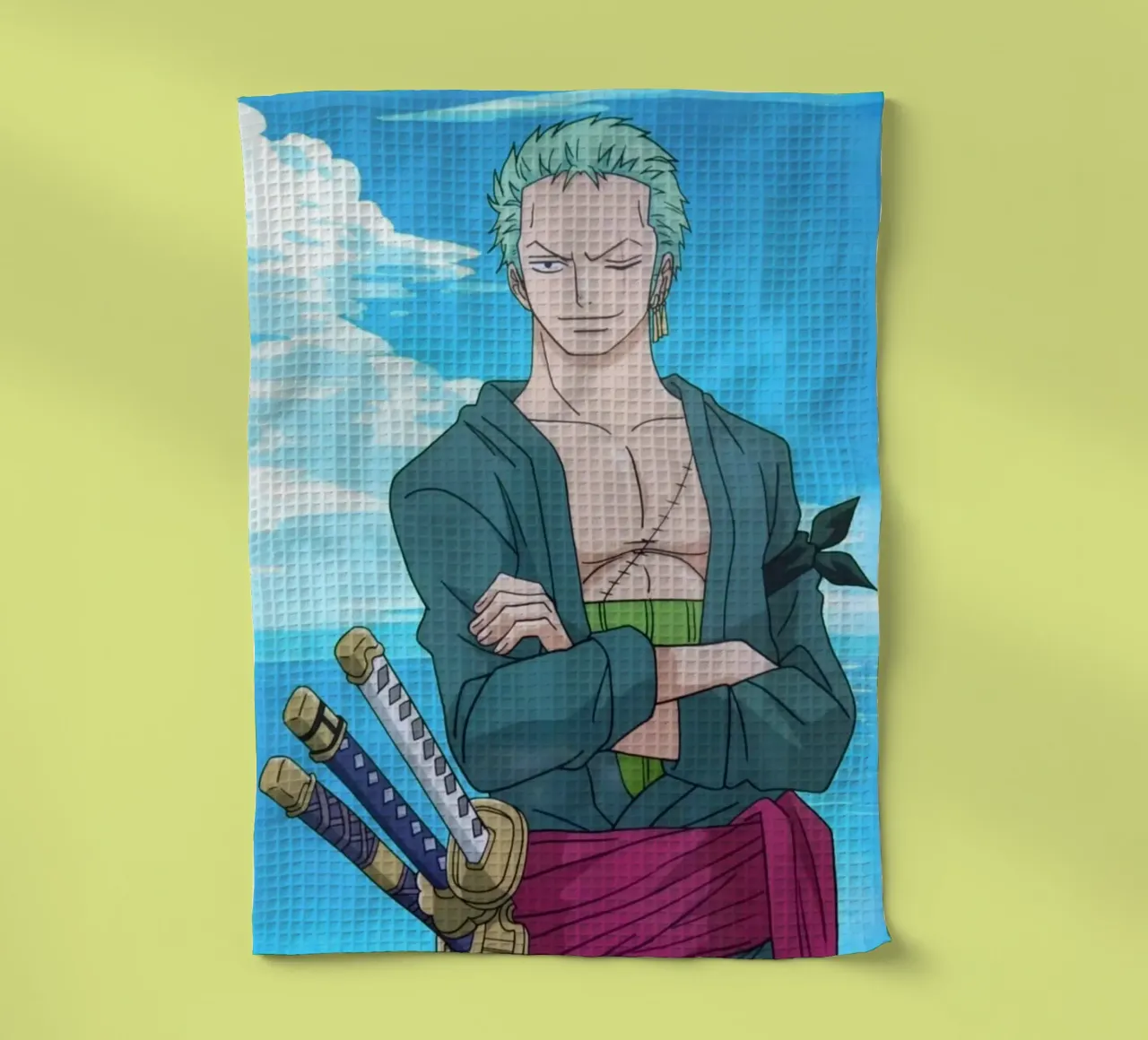 Roronoa Zoro canovaccio da cucina da Musadad Shop