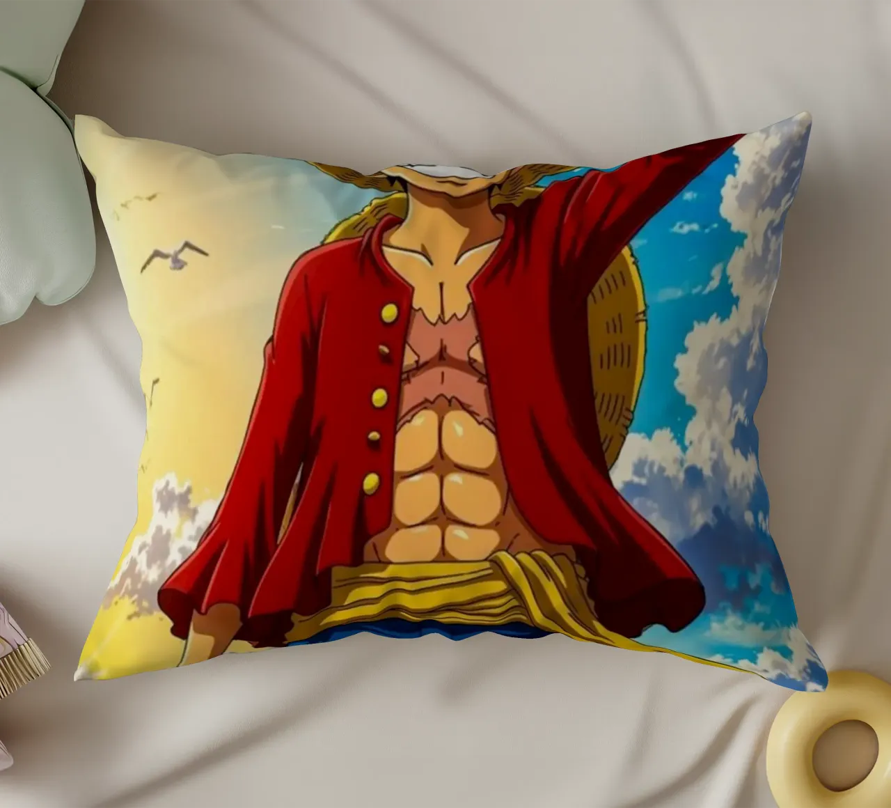 Luffy One Piece cuscino da Musadad Shop