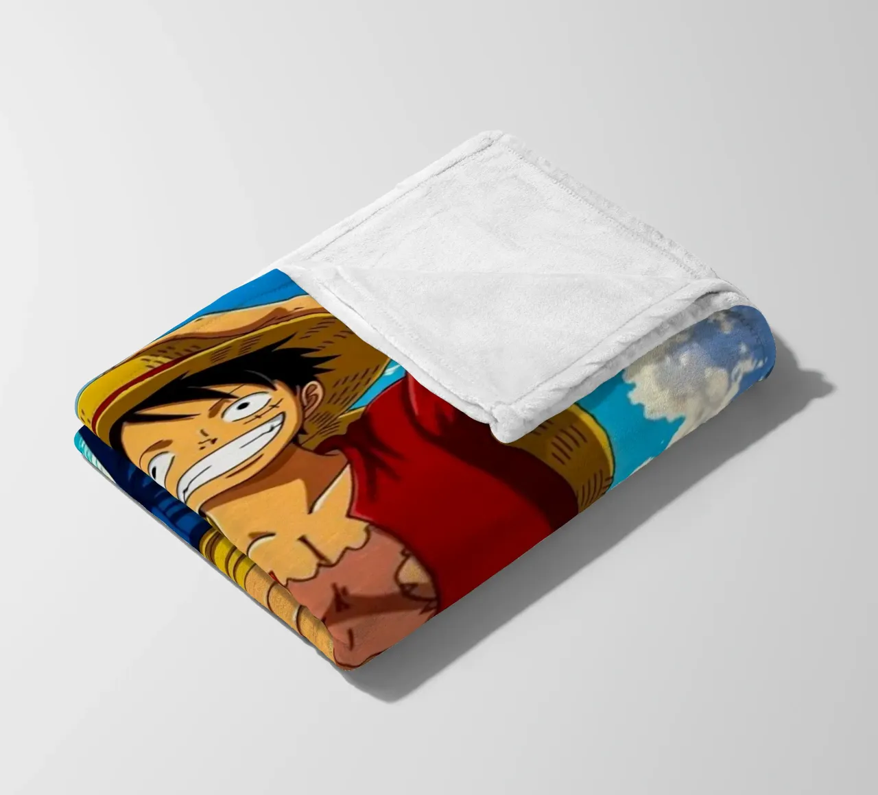 Luffy One Piece coperta in pile da Musadad Shop