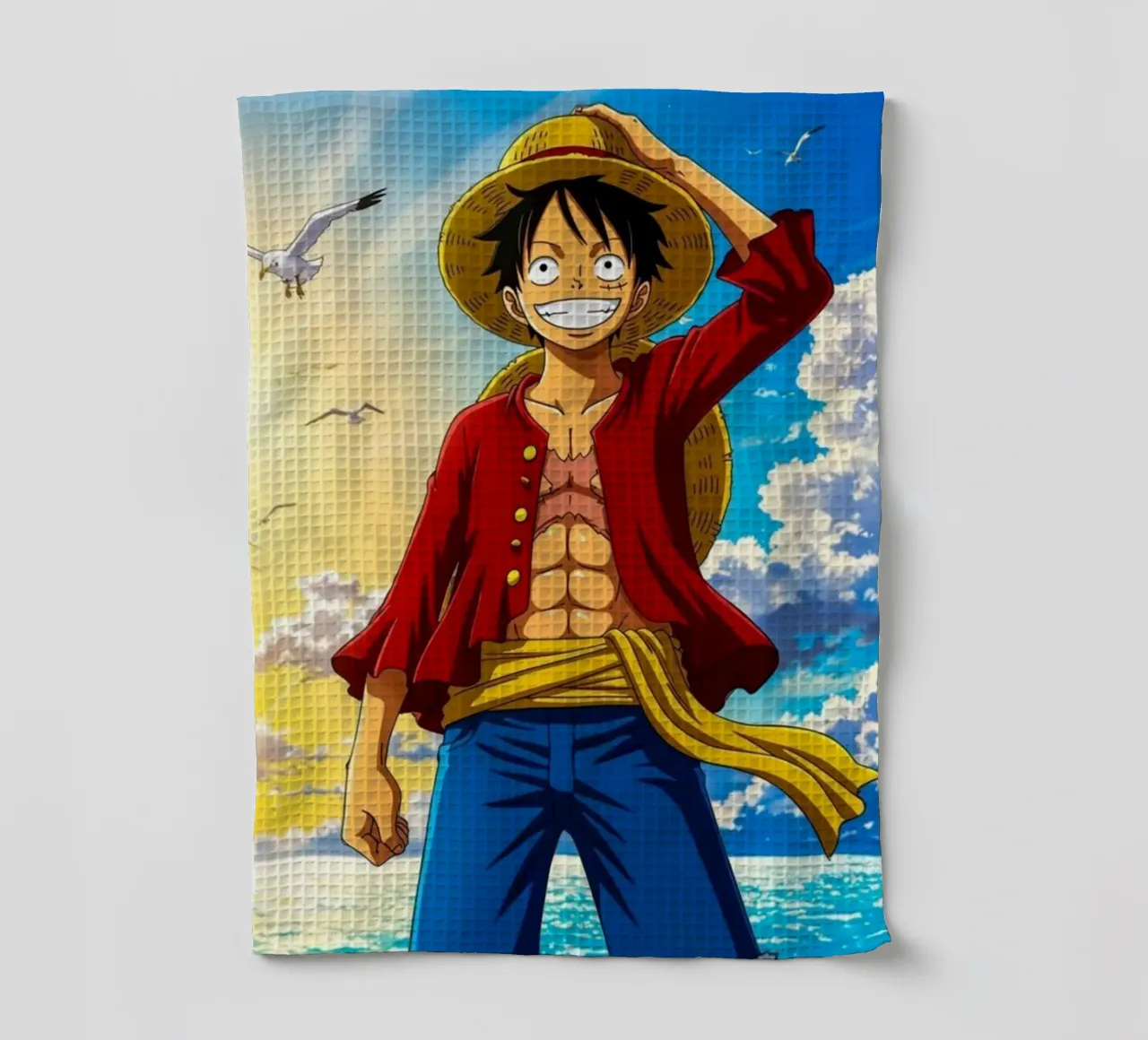Luffy One Piece canovaccio da cucina da Musadad Shop