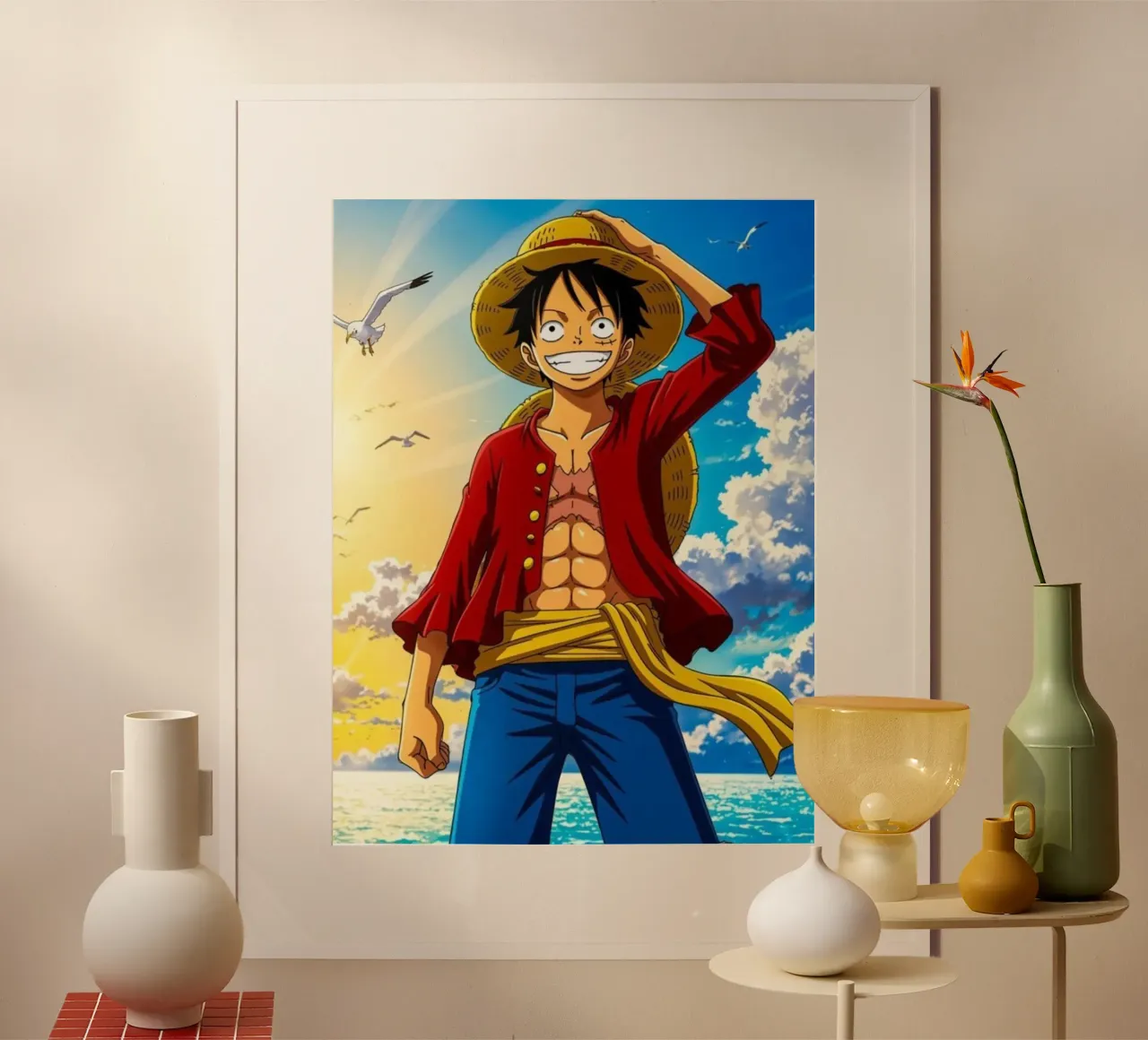 Luffy One Piece carta hahnemühle da Musadad Shop