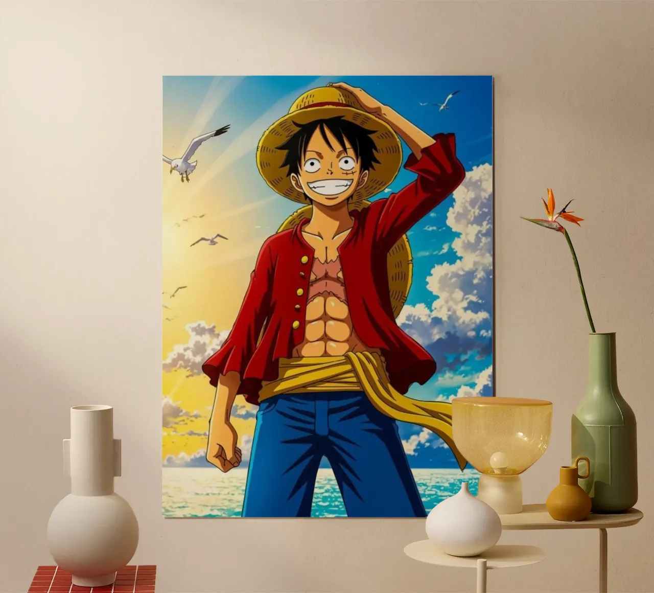 Luffy One Piece carta hahnemühle da Musadad Shop